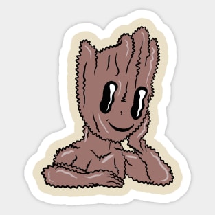 Squiggly groot Sticker